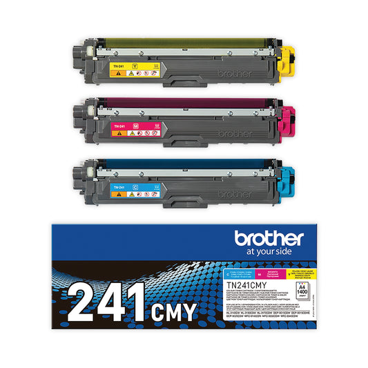 Brother TN-241CMY Toner Cartridge (Pack of 3) CMY TN241CMY