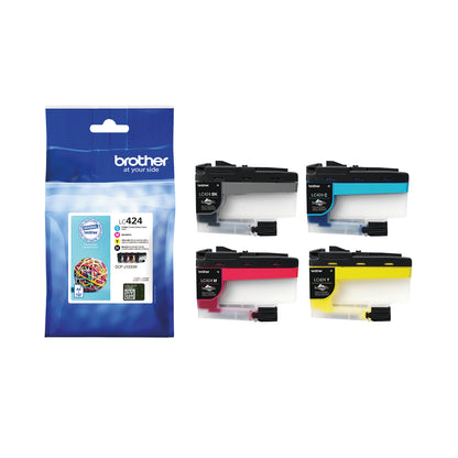 Brother LC424VAL ink cartridge 4 pc(s) Original Black, Cyan, Magenta, Yellow