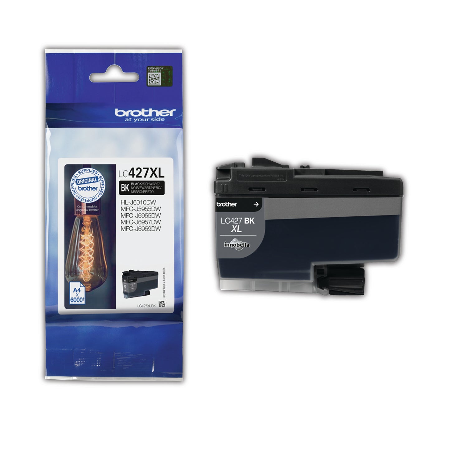 Brother LC427XLBK Inkjet Cartridge High Yield Black LC427XLBK