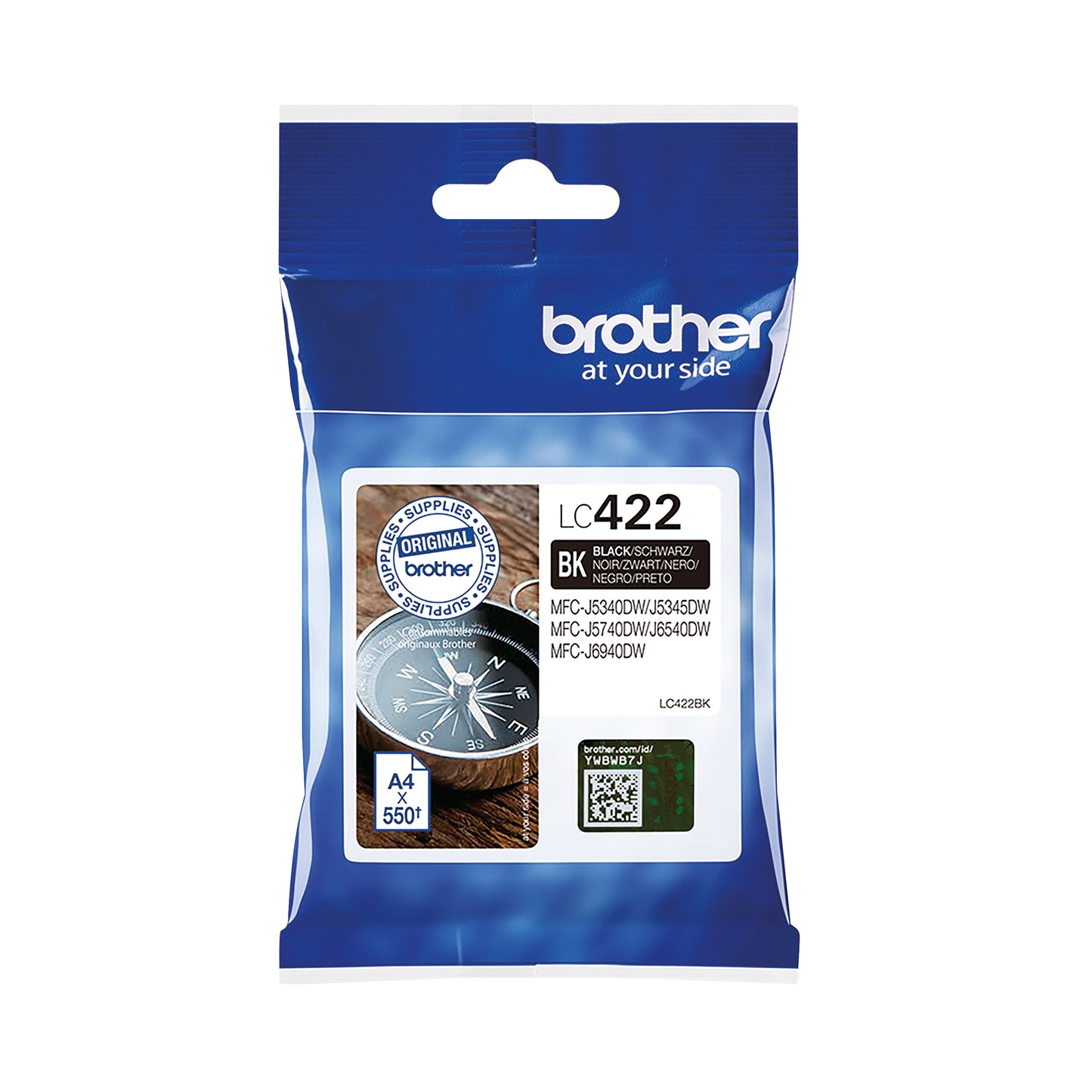 Brother LC422BK Inkjet Cartridge Black LC422BK