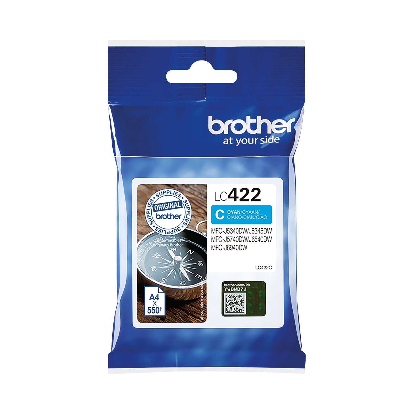 Brother LC422C Inkjet Cartridge Cyan LC422C