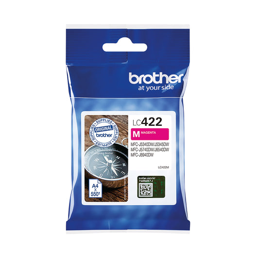 Brother LC422M Inkjet Cartridge Magenta LC422M