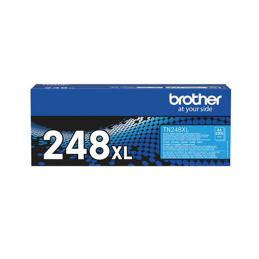 Brother TN-248XLC Toner Cartridge High Yield Cyan TN248XLC