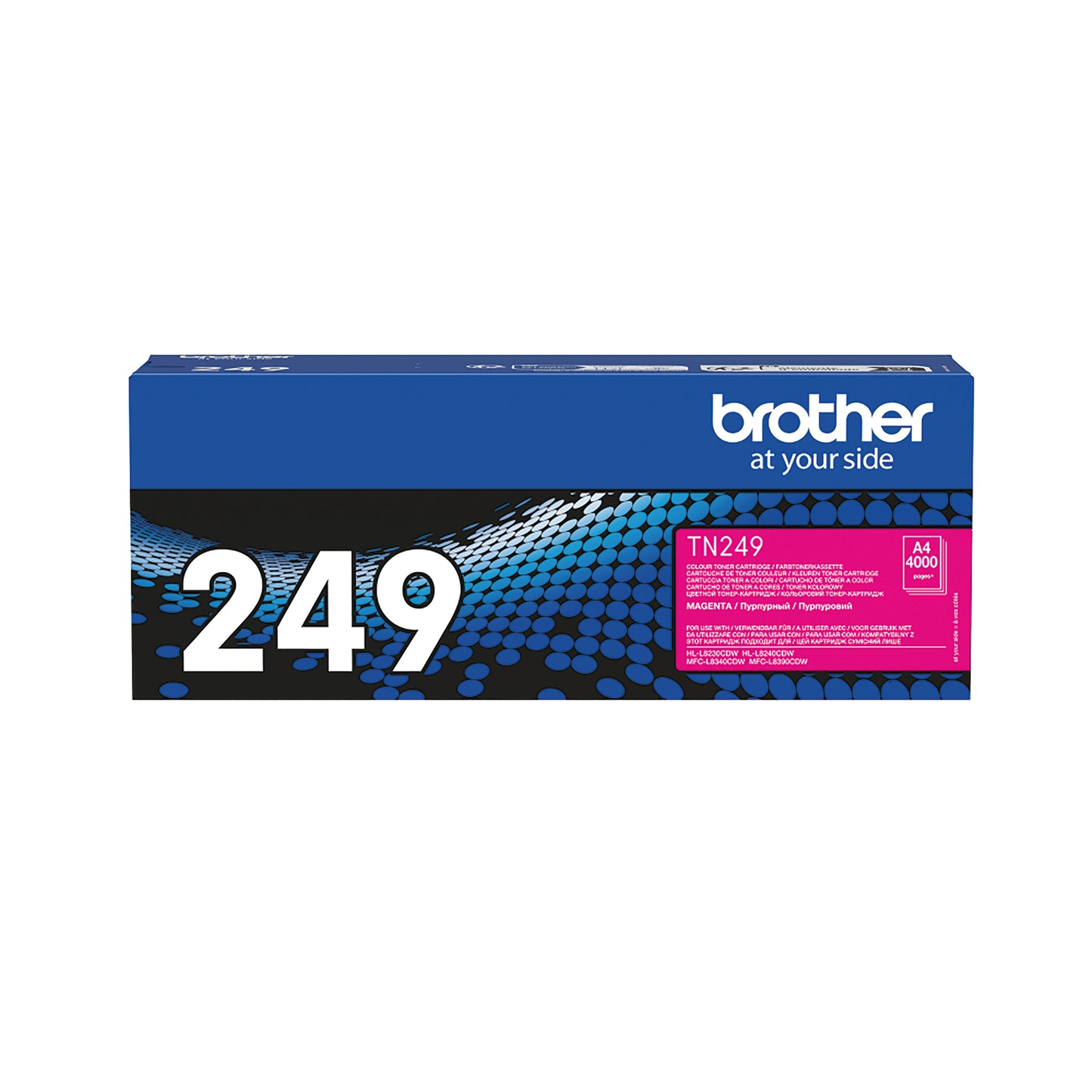 Brother TN-249M Toner Cartridge Ultra High Yield Magenta TN249M