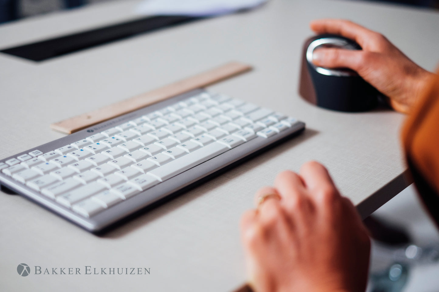 BakkerElkhuizen UltraBoard 950 Wireless Compact Keyboard Bluetooth BNEU950WUK