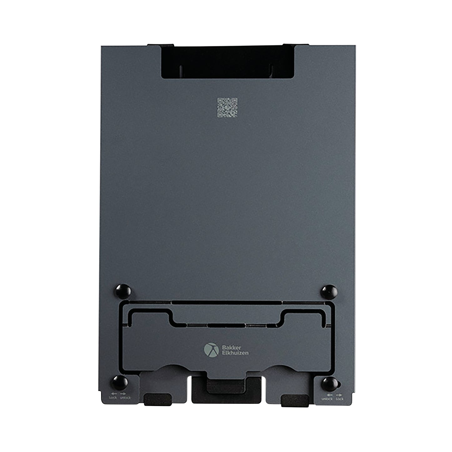 BakkerElkhuizen Ergo-Q Hybrid Pro Tablet/Laptop Stand Dark Grey BNEQHPDG
