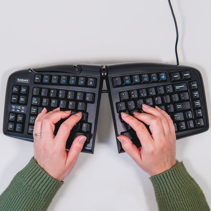 Bakker Elkhuizen Goldtouch Adjustable V2 Ergonomic Split Keyboard UK Layout Black BNEGTBUK