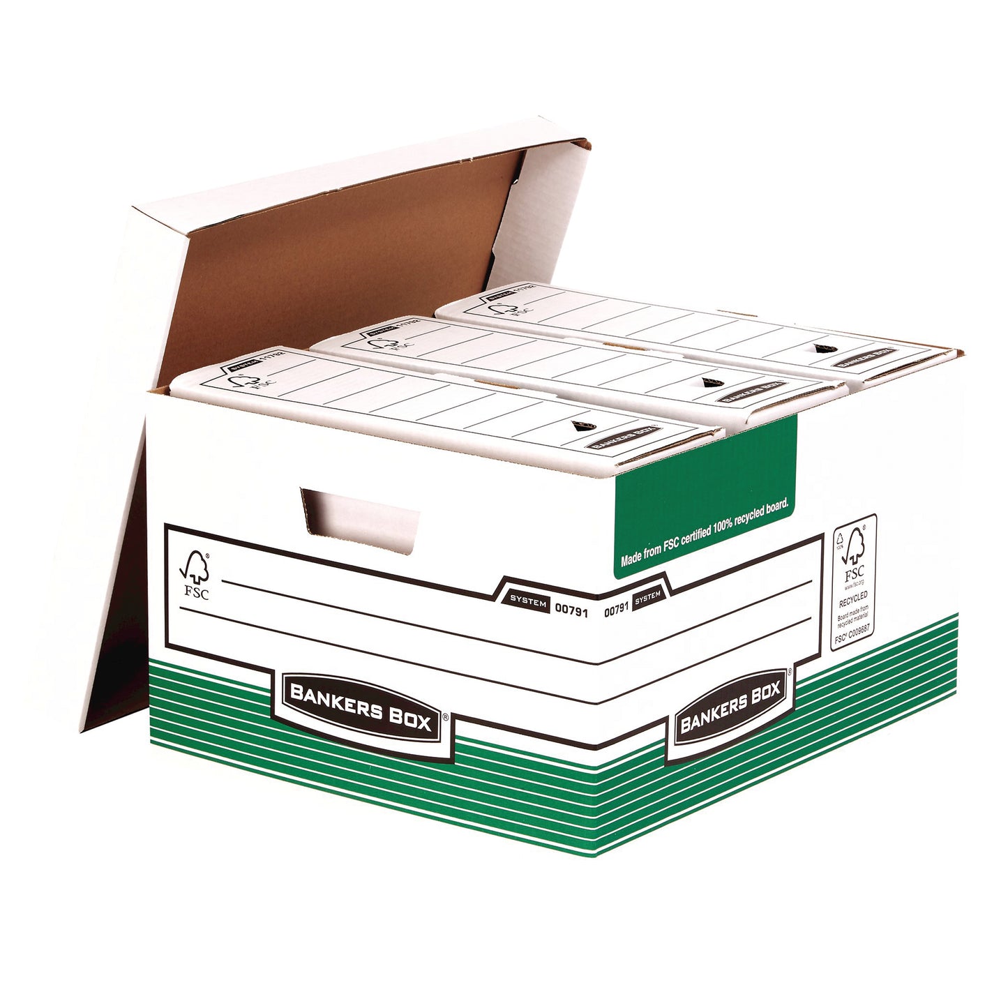 Fellowes Bankers Box System Storage Box W370xD255xH440mm (Pack of 10) 00791-FFLP