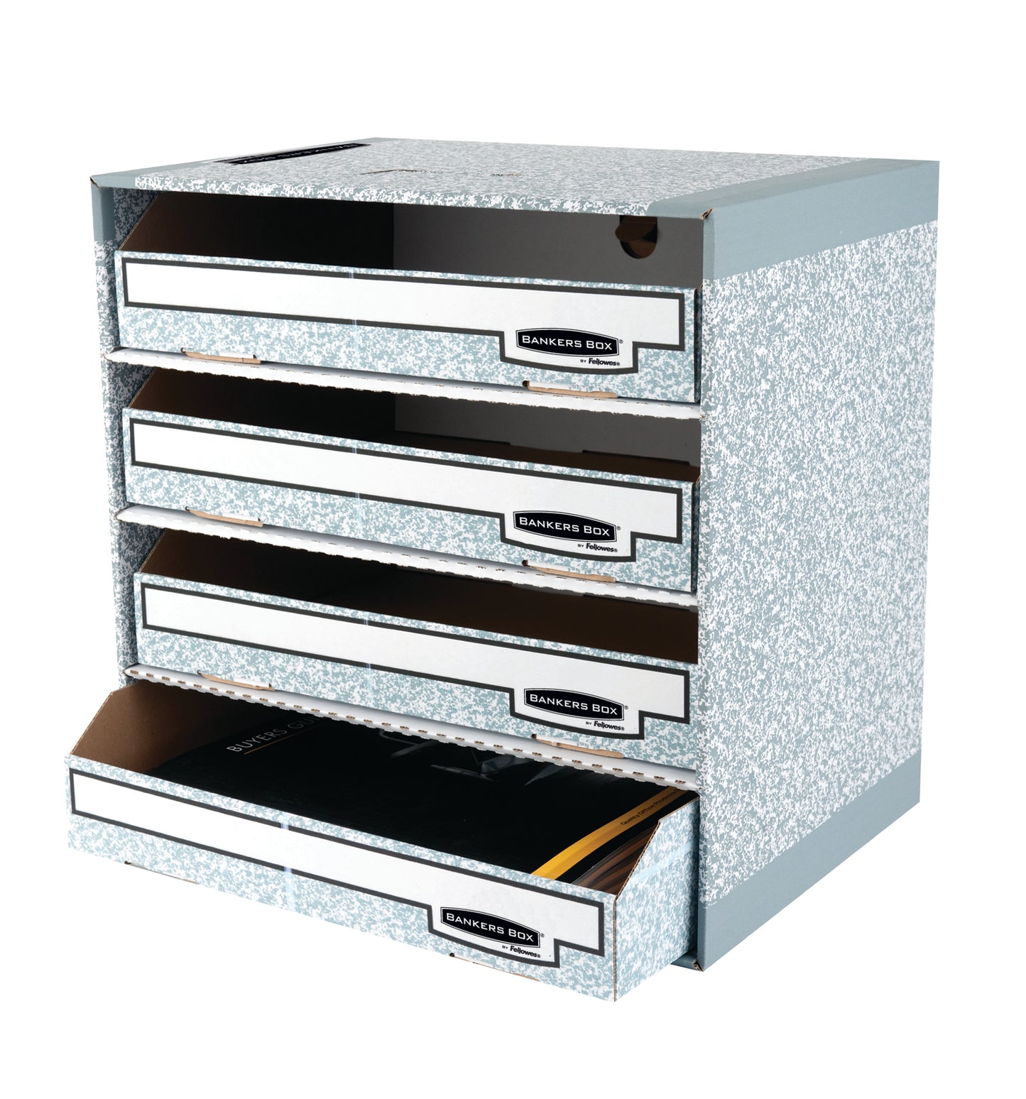 Bankers Box File Store 4 Drawer Grey (Pack of 5) 01840