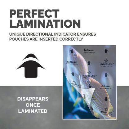 Fellowes ImageLast A5 Laminating Pouch 80 Micron Clear Gloss (Pack of 100) 5306002