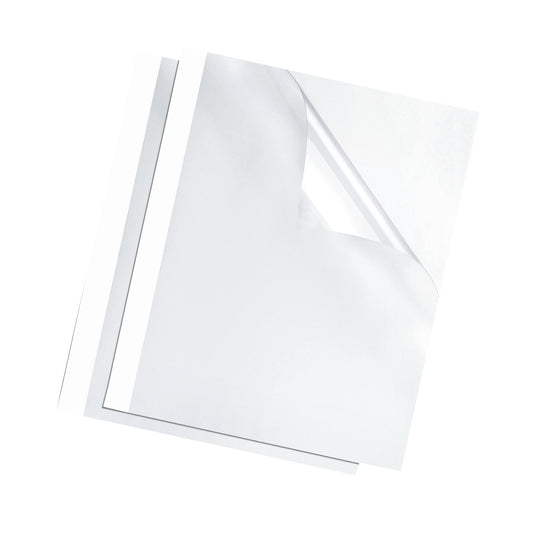 Fellowes Thermal Binding Covers 3mm White (Pack of 100) 53152