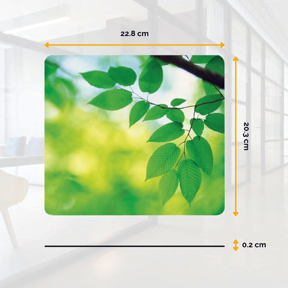 Fellowes Earth Series Mouse Mat Recycled Leaf Print 5903801