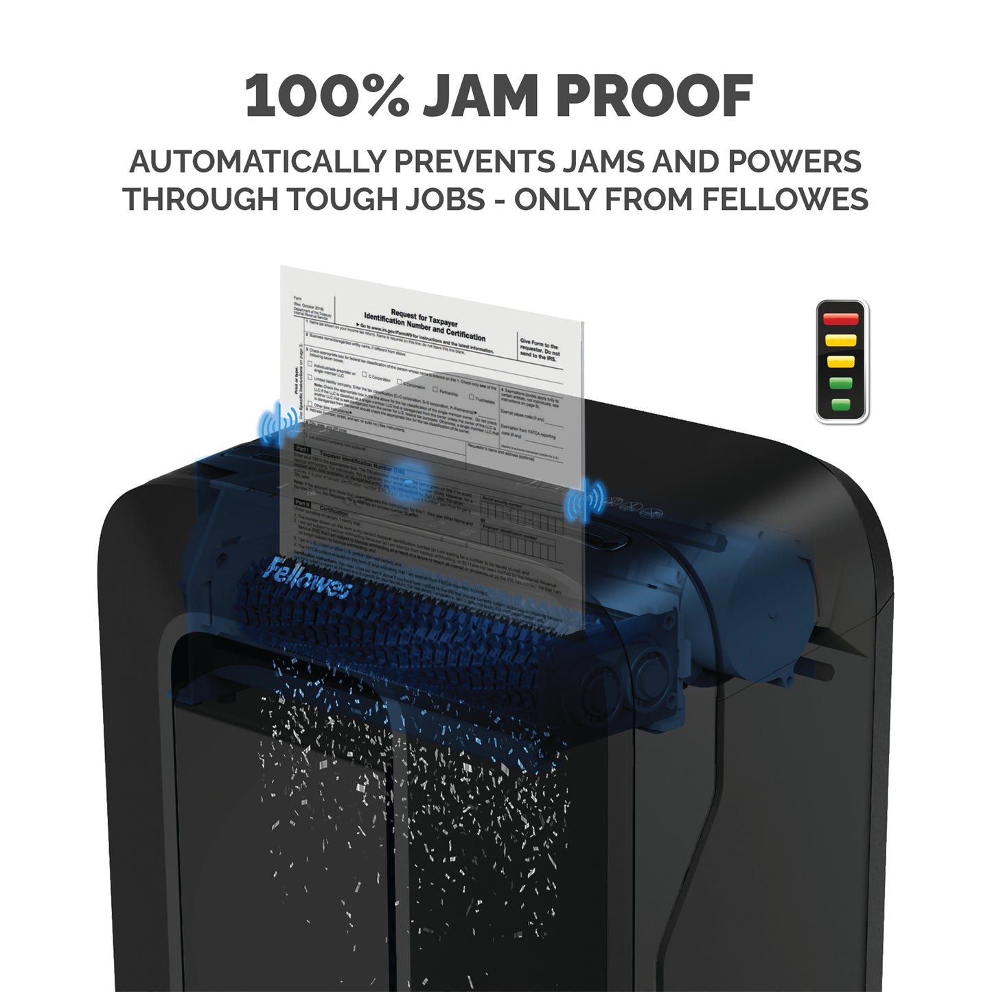 Fellowes LX Series Powershred LX211 paper shredder Micro-cut shredding Black