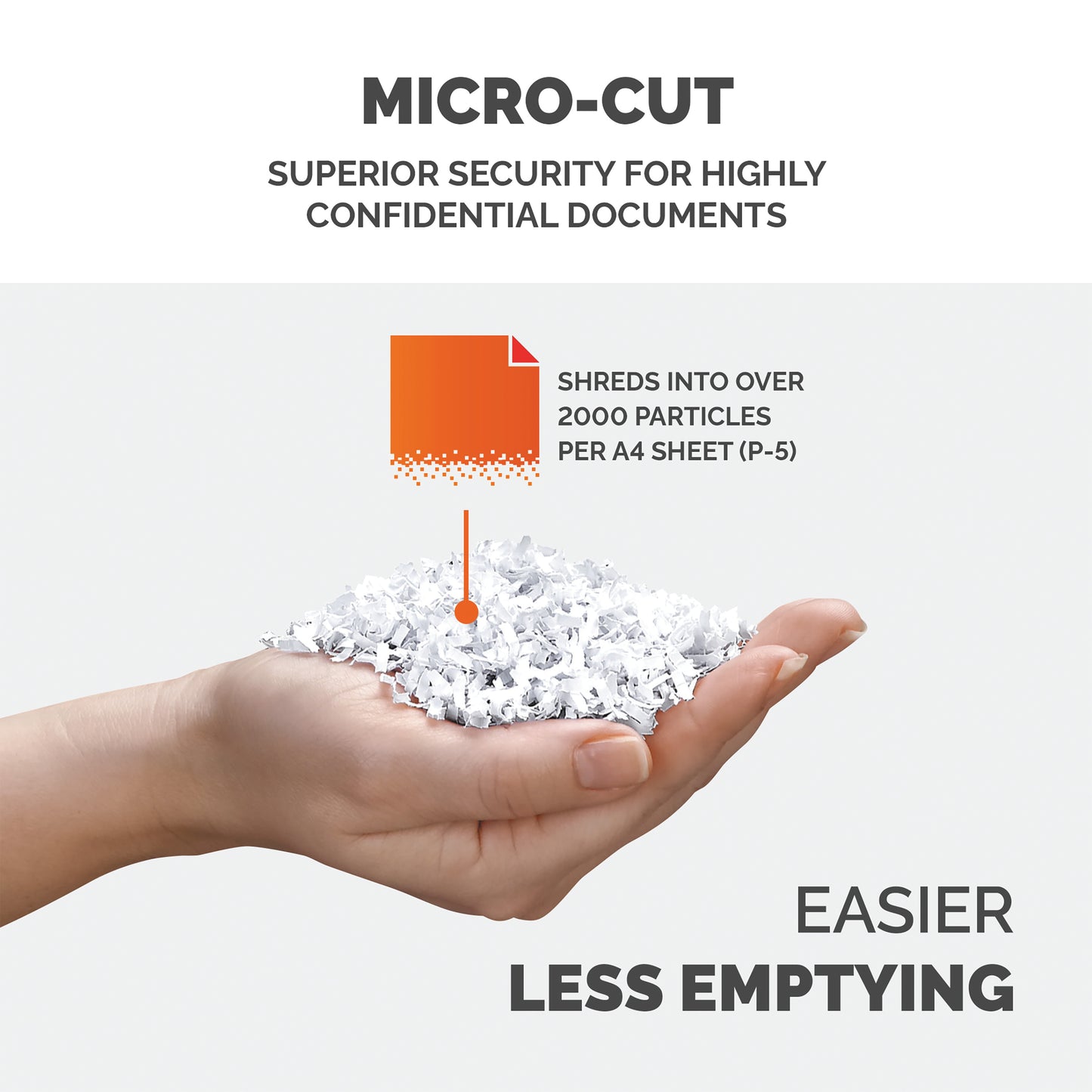 Fellowes LX Series Powershred LX211 paper shredder Micro-cut shredding Black