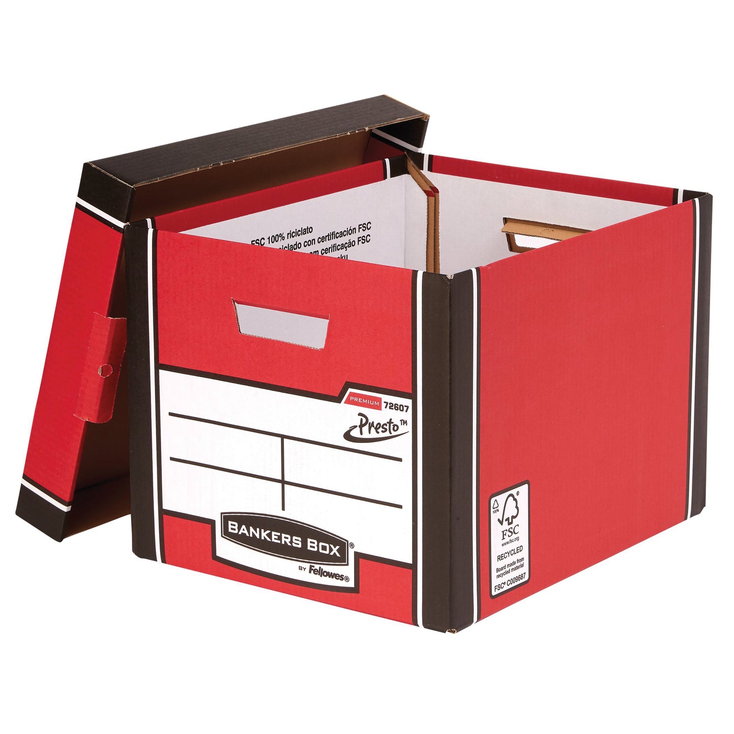 Bankers Box Premium Tall Box Red (Pack of 5) 7260706