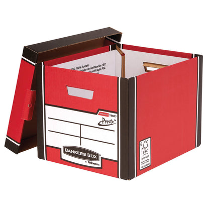 Bankers Box Premium Tall Box Red (Pack of 5) 7260706