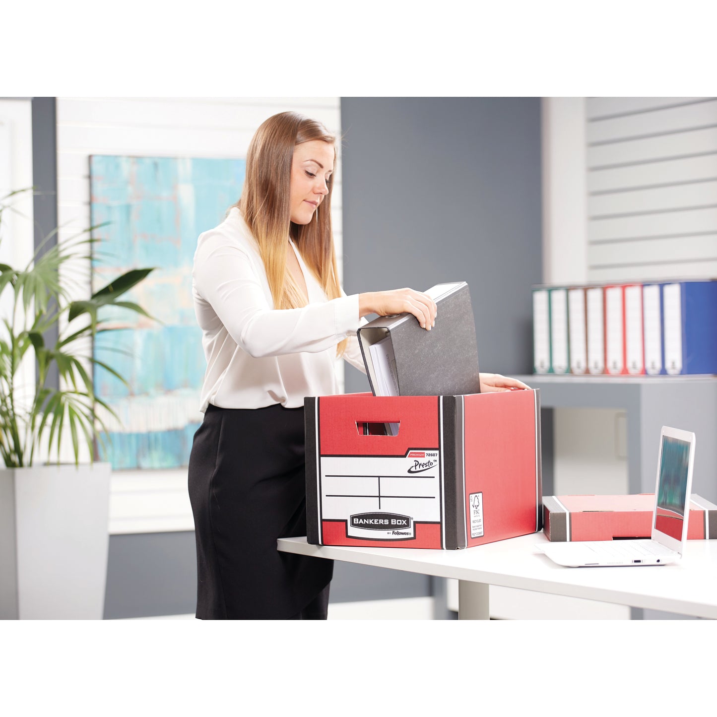 Bankers Box Premium Tall Box Red (Pack of 5) 7260706