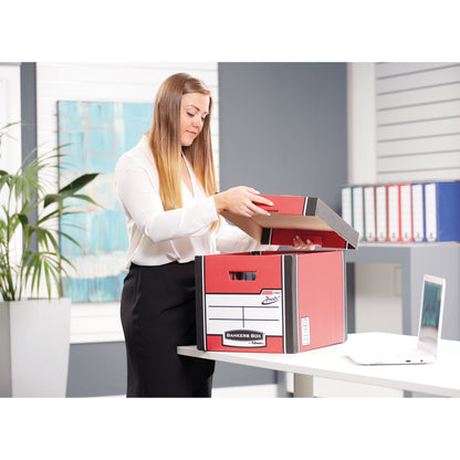 Bankers Box Premium Tall Box Red (Pack of 5) 7260706