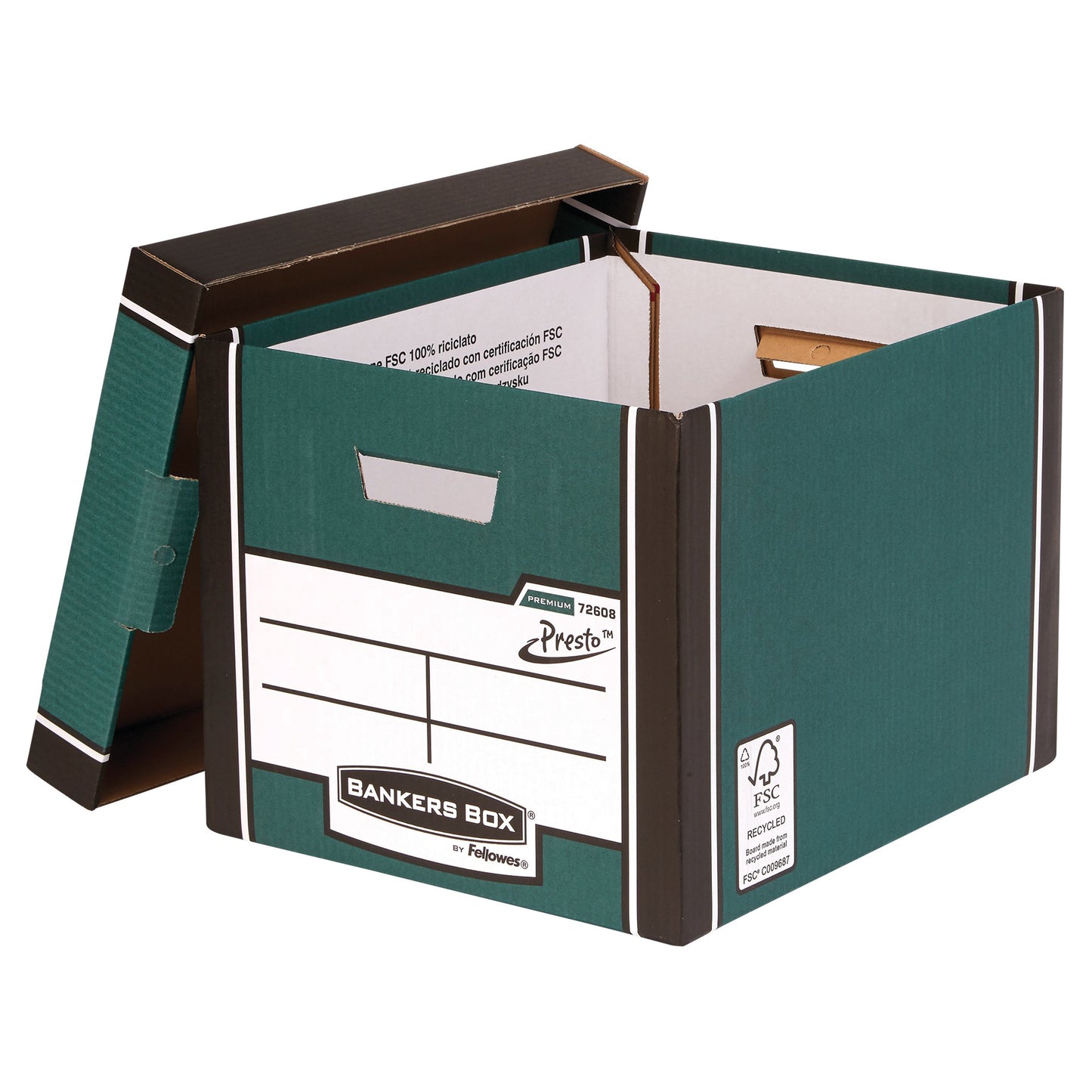 Bankers Box Premium Tall Box Green (Pack of 5) 7260806