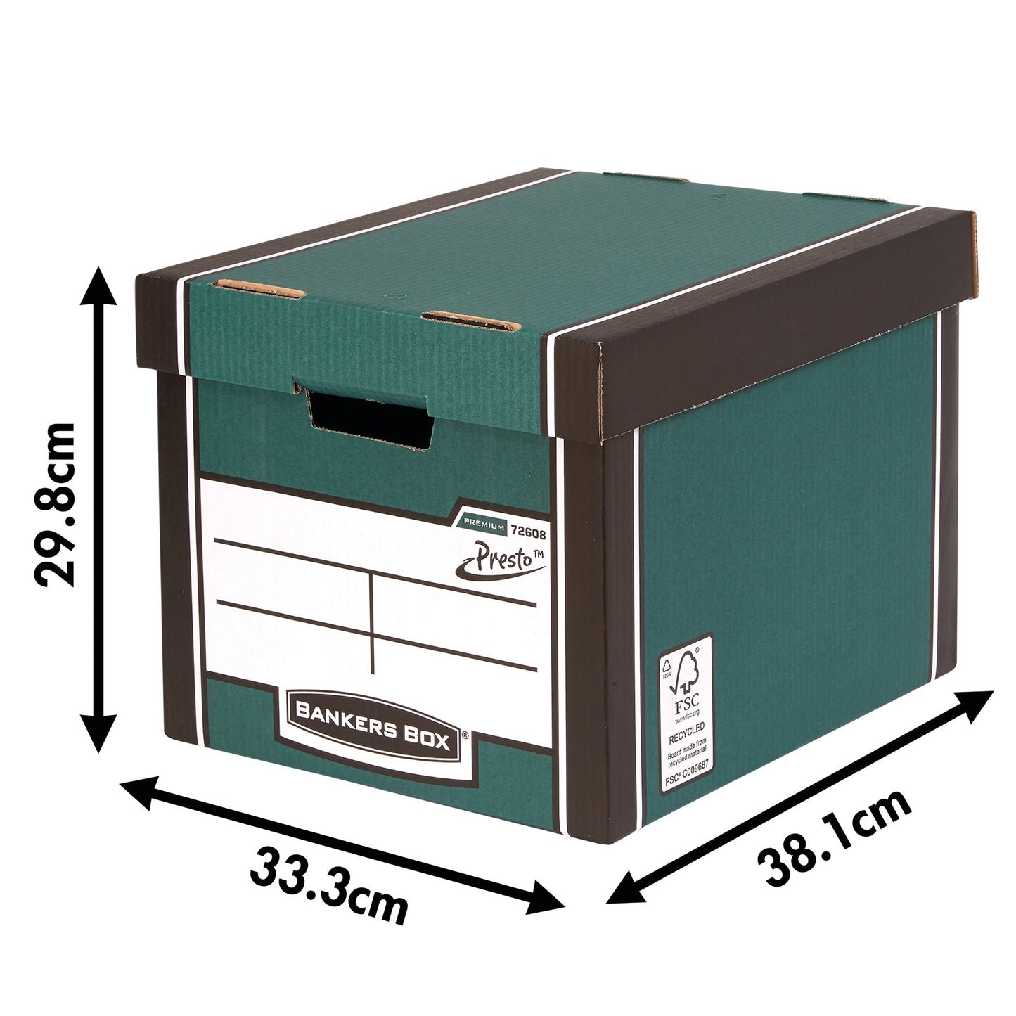 Bankers Box Premium Tall Box Green (Pack of 5) 7260806