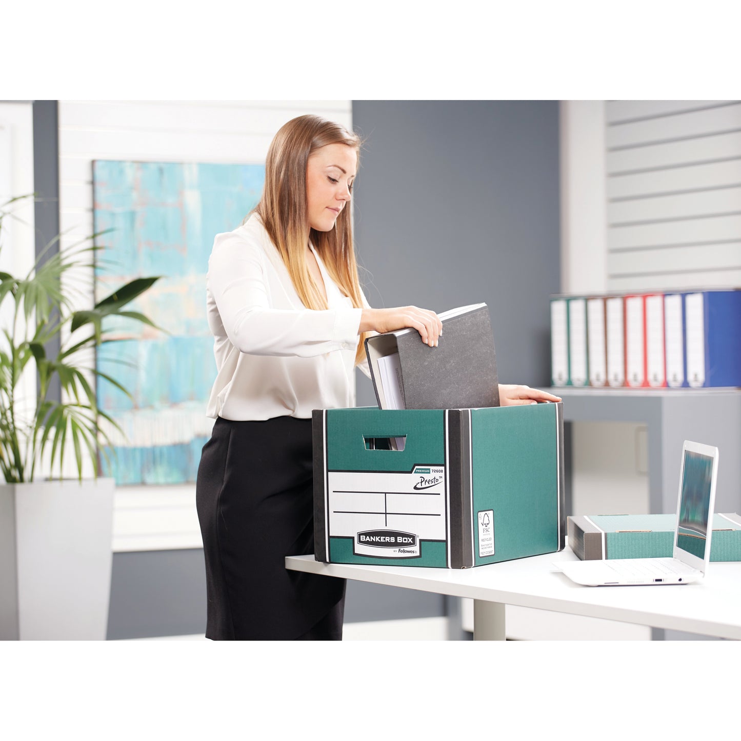 Bankers Box Premium Tall Box Green (Pack of 5) 7260806