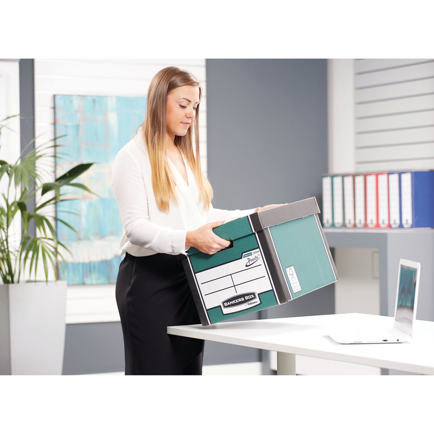 Bankers Box Premium Tall Box Green (Pack of 5) 7260806