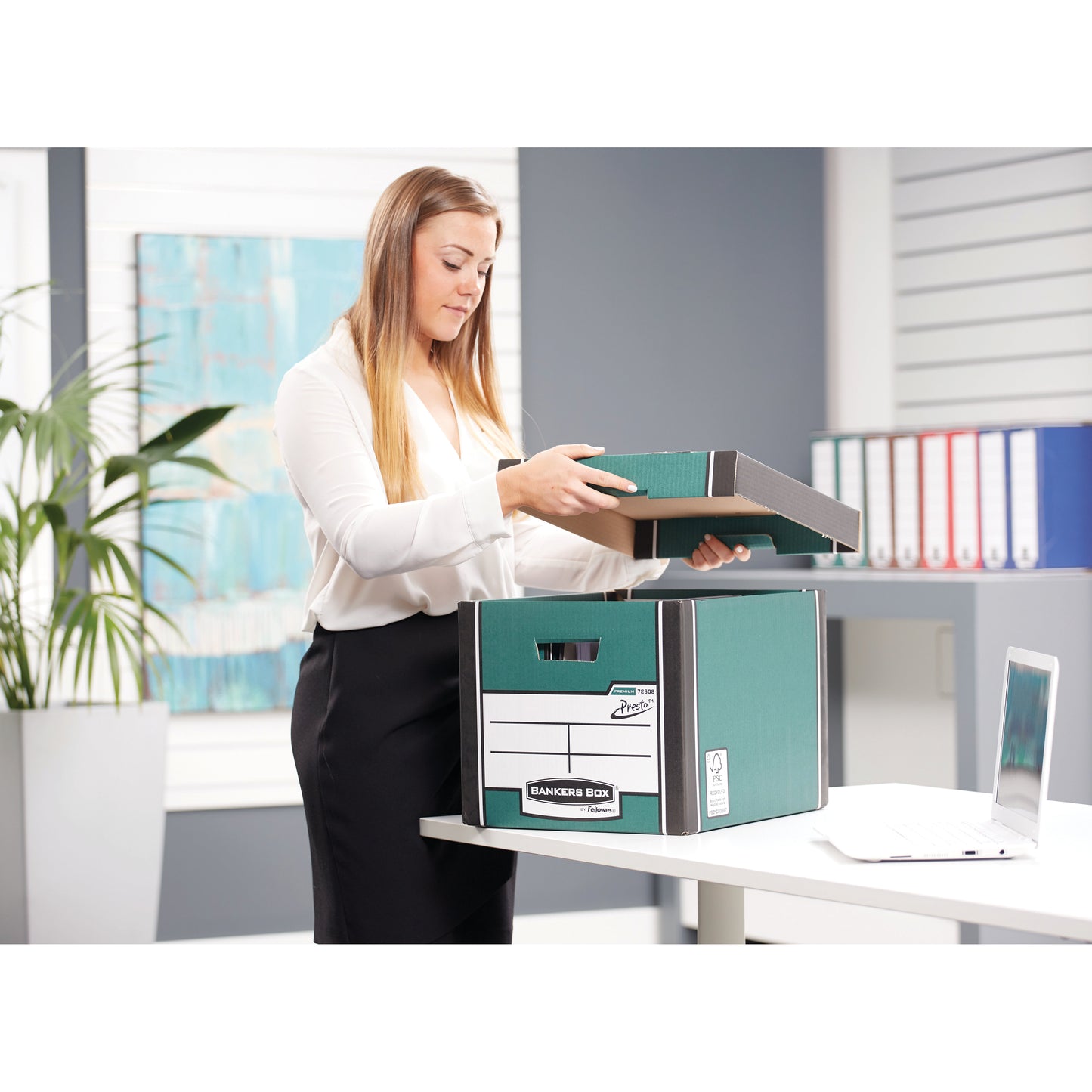 Bankers Box Premium Tall Box Green (Pack of 5) 7260806
