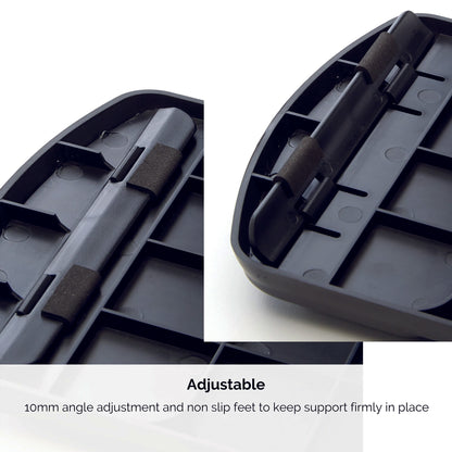 Fellowes Premium Gel Adjustable Keyboard Wristrest Black 9374201