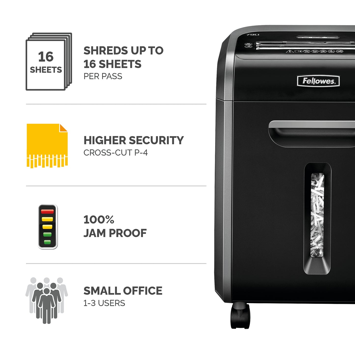 Fellowes Powershred 79Ci Cross Square Cut Shredder 4679104