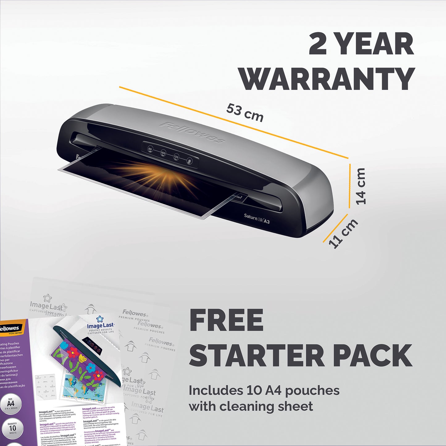 Fellowes Saturn 3i A3 Laminator 5736101