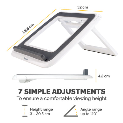 Fellowes I-Spire Series Laptop Quick Lift White 8210101