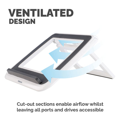 Fellowes I-Spire Series Laptop Quick Lift White 8210101