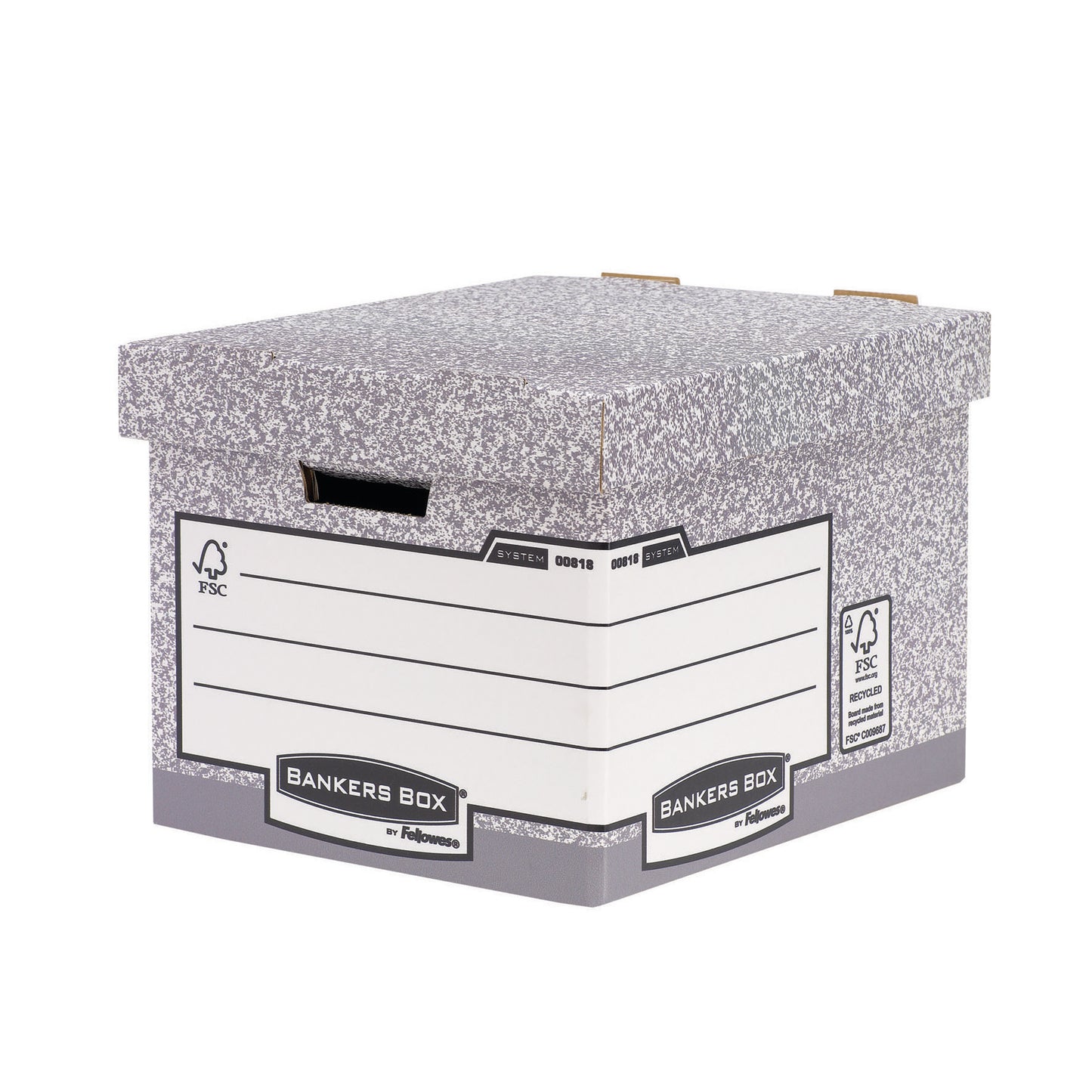 Fellowes Heavy Duty Bankers Box W333xD390xH285mm Standard (Pack of 10) 0081801