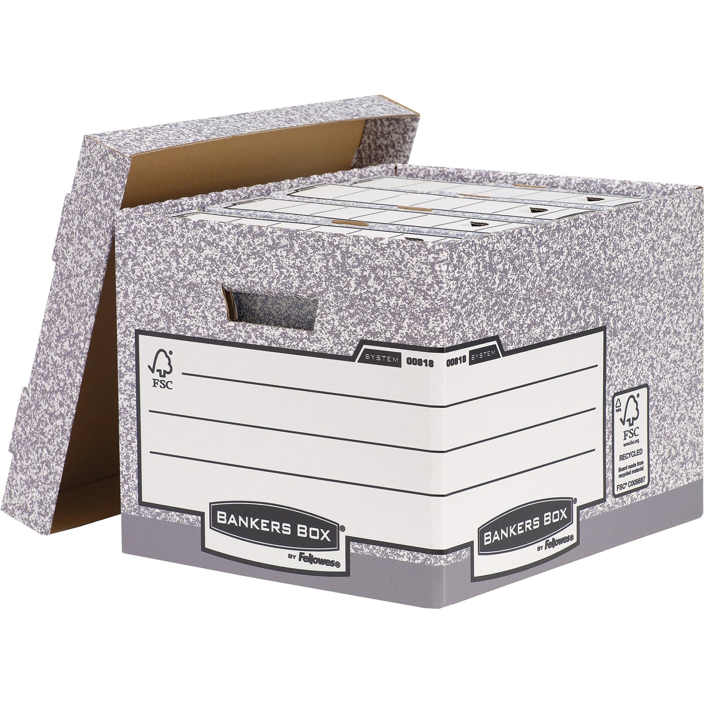 Fellowes Heavy Duty Bankers Box W333xD390xH285mm Standard (Pack of 10) 0081801