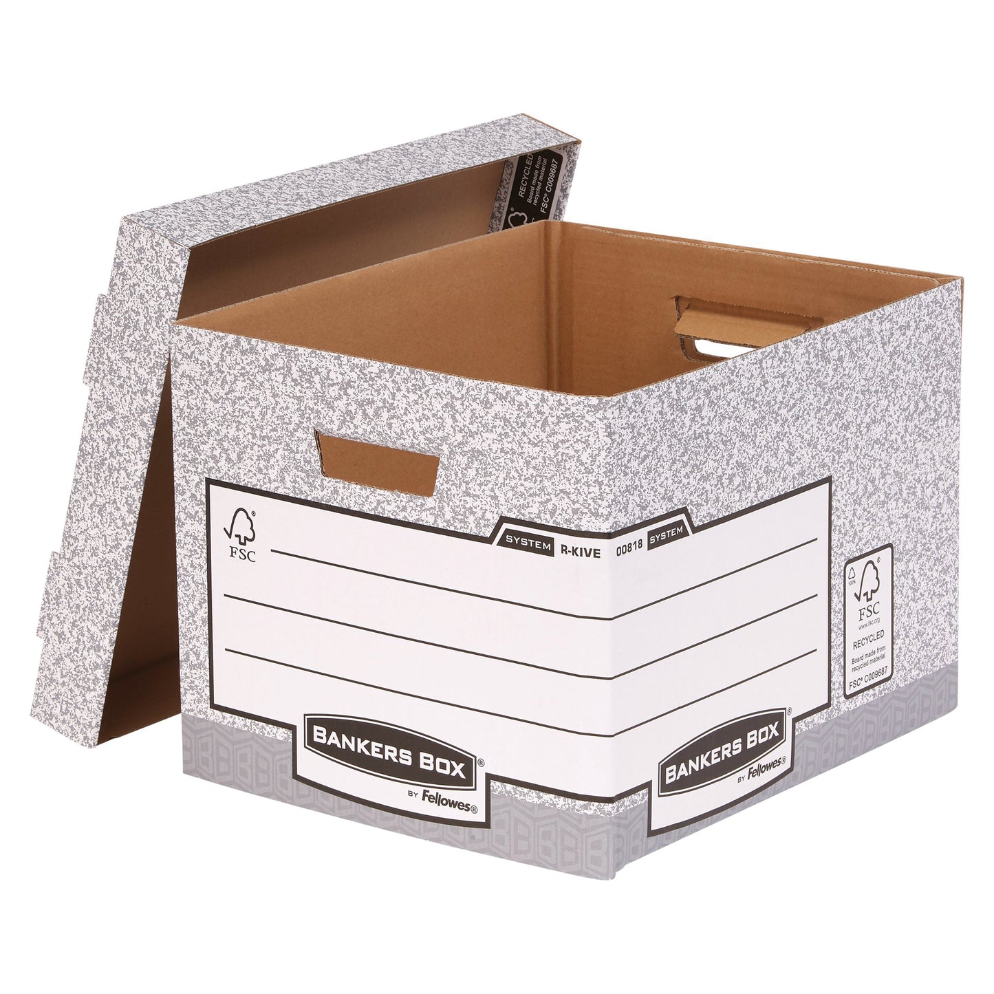Fellowes Heavy Duty Bankers Box W333xD390xH285mm Standard (Pack of 10) 0081801