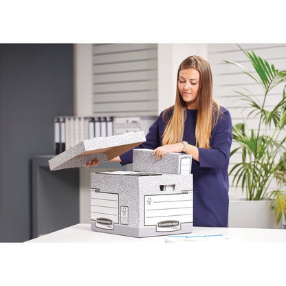 Fellowes Heavy Duty Bankers Box W333xD390xH285mm Standard (Pack of 10) 0081801