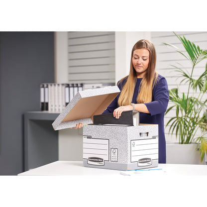 Fellowes Heavy Duty Bankers Box W333xD390xH285mm Standard (Pack of 10) 0081801