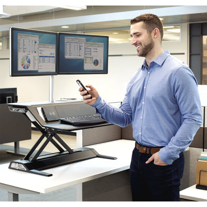 Fellowes 8042901 monitor mount / stand 66 cm (26") Desk Silver