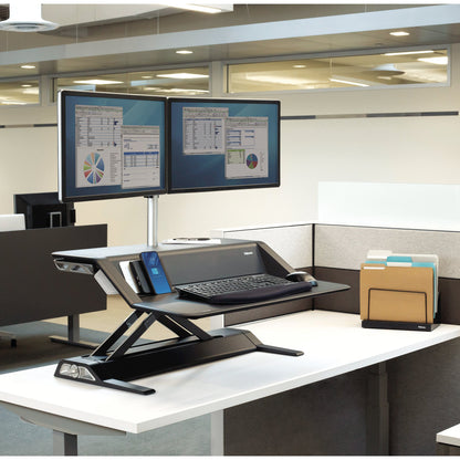 Fellowes 8042901 monitor mount / stand 66 cm (26") Desk Silver