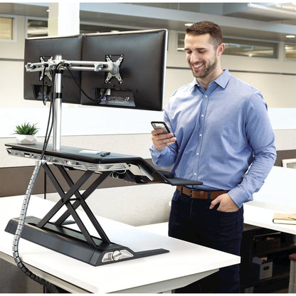 Fellowes 8042901 monitor mount / stand 66 cm (26") Desk Silver