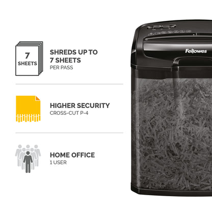 Fellowes Poweshred M-7CM Cross Cut Shredder 4701901