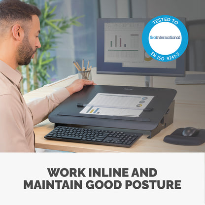 Fellowes Hana Document/Writing Slope Adjustable Position Black 8055701