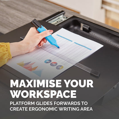 Fellowes Hana Document/Writing Slope Adjustable Position Black 8055701