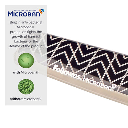 Fellowes Photo Gel Keyboard Wristrest Chevron Design 9653601