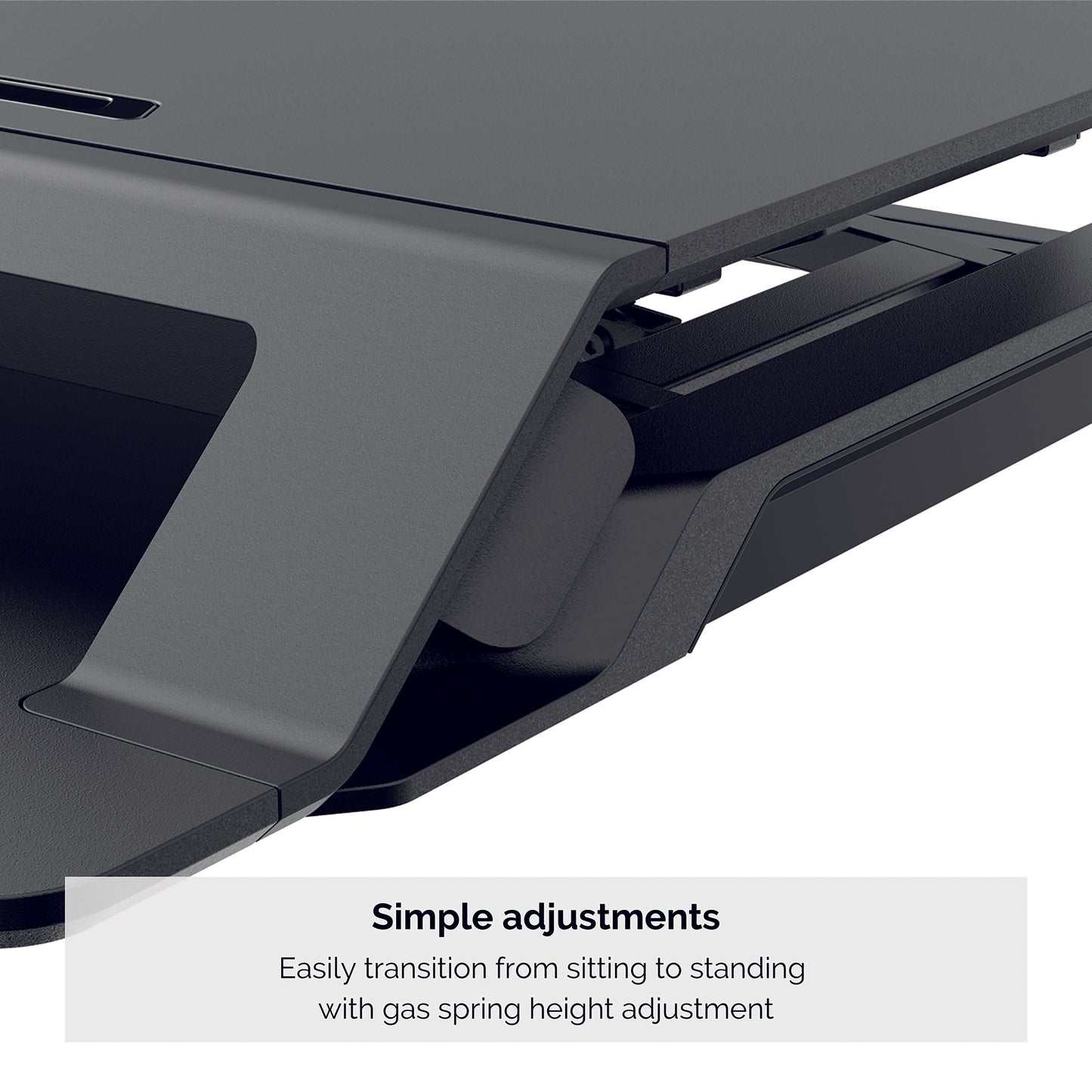 Fellowes Lotus LT Sit/Stand Workstation 8215001 Black