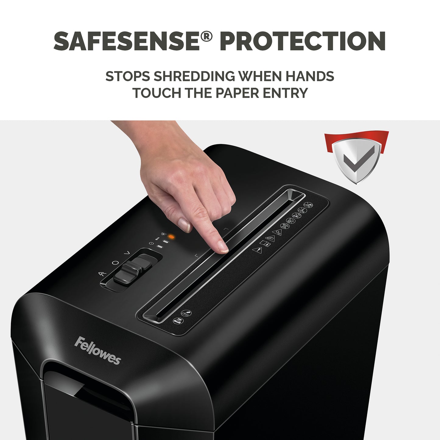 Fellowes Powershred LX65 Cross-Cut Shredder Black 4400601
