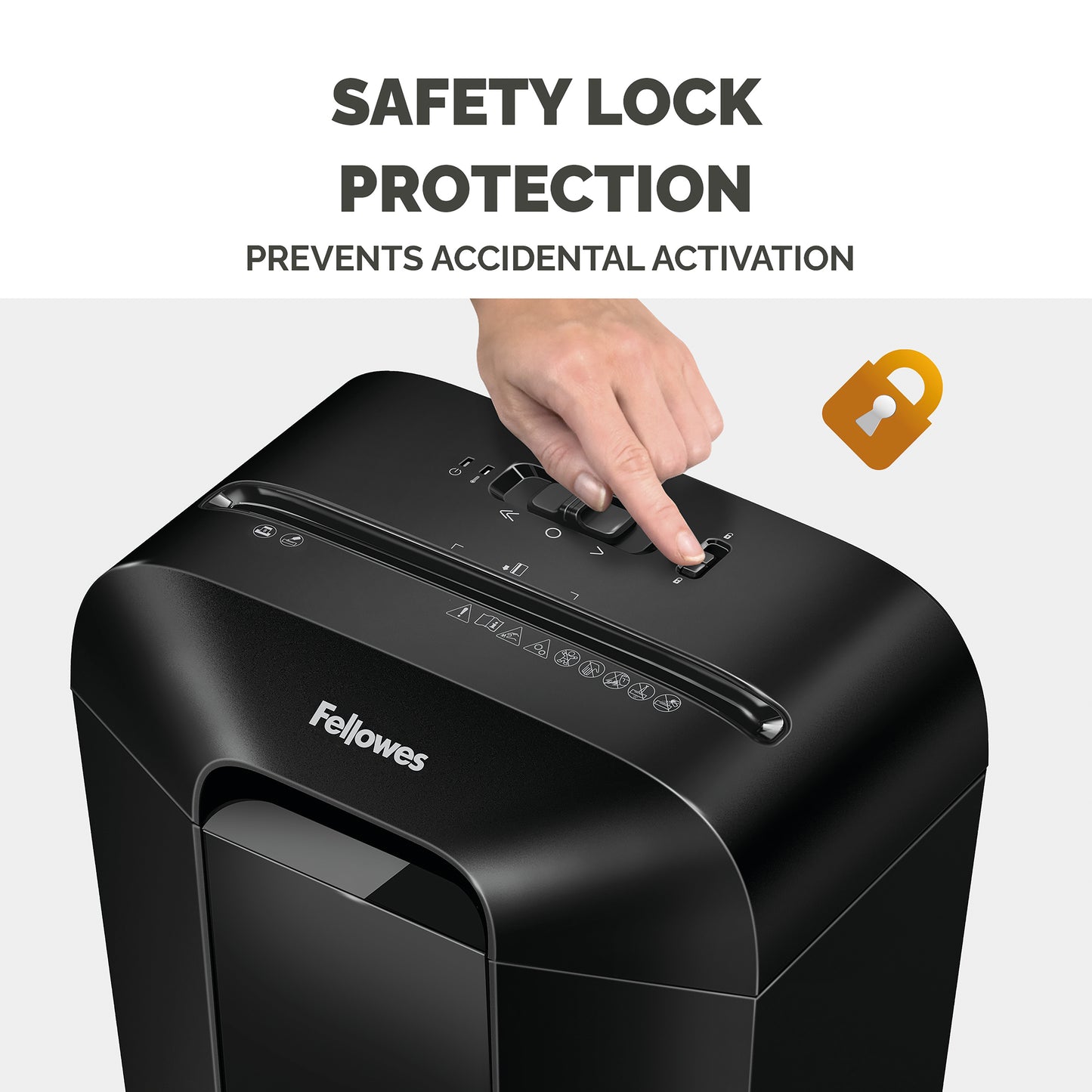 Fellowes Powershred LX45 paper shredder Cross shredding Black
