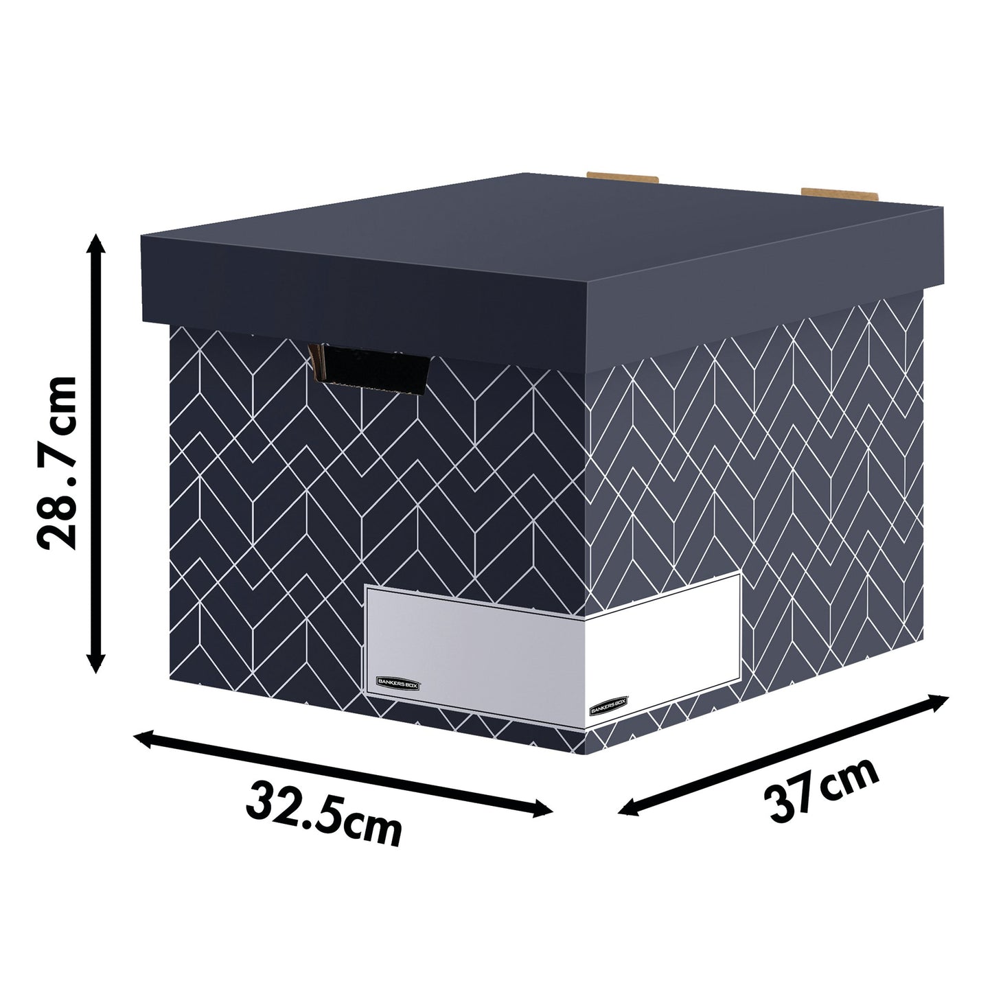 Bankers Box Decor Storage Box Urban Midnight Blue (Pack of 5) 4482801