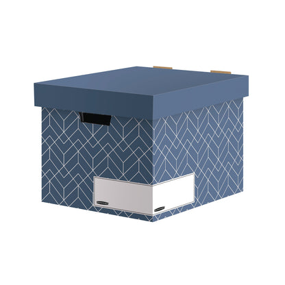 Bankers Box Decor Storage Box Urban Slate Blue (Pack of 5) 4483701