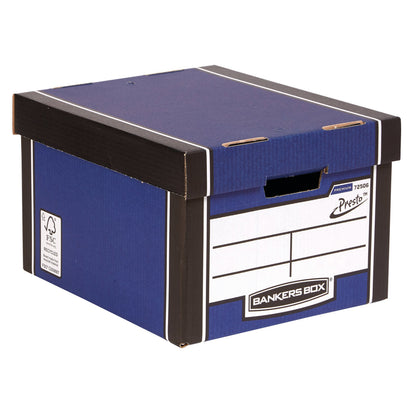 Bankers Box Premium Classic Box Blue (Pack of 5) 7250617
